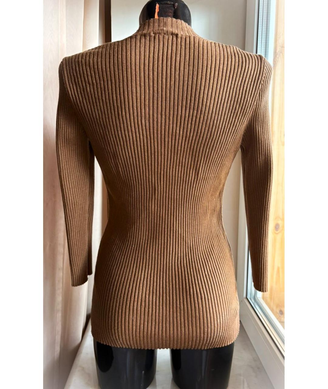 WOLFORD Коричневый шерстяной джемпер / свитер, фото 2