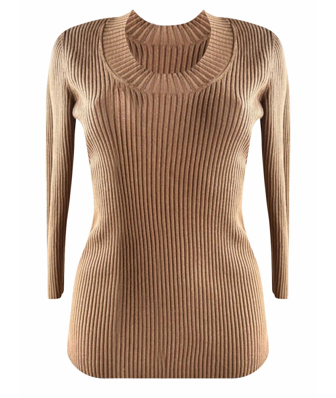 WOLFORD Коричневый шерстяной джемпер / свитер, фото 1