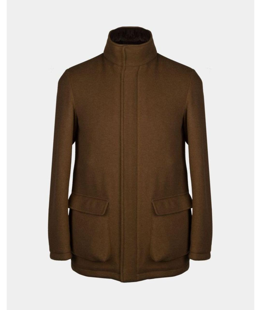 LORO PIANA Коричневое пальто, фото 5