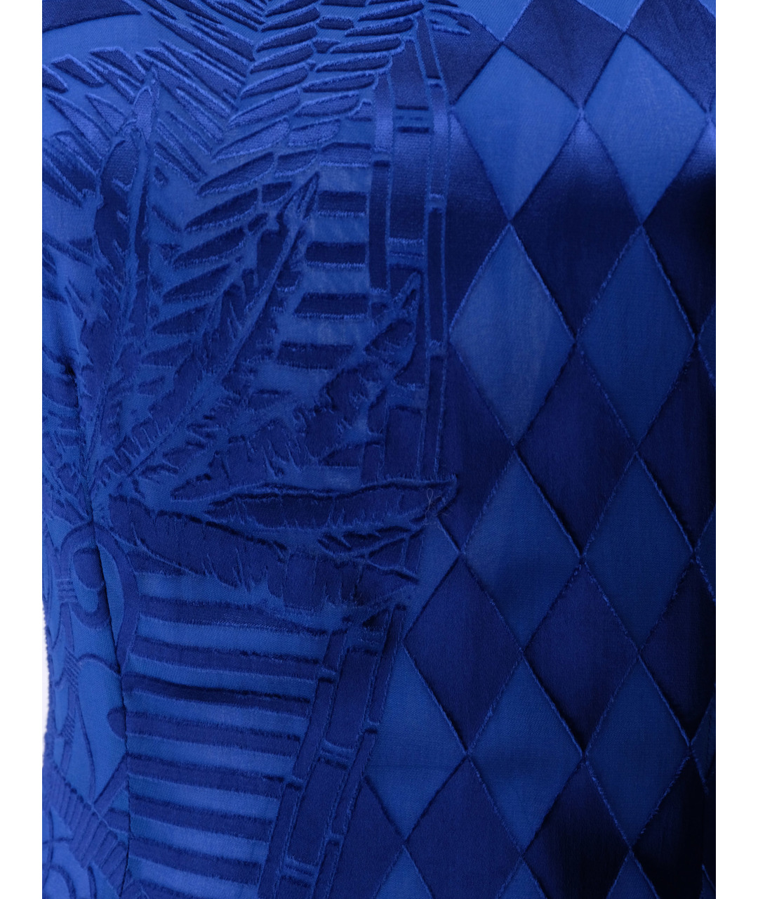 BALMAIN Синее шелковое повседневное платье, фото 4
