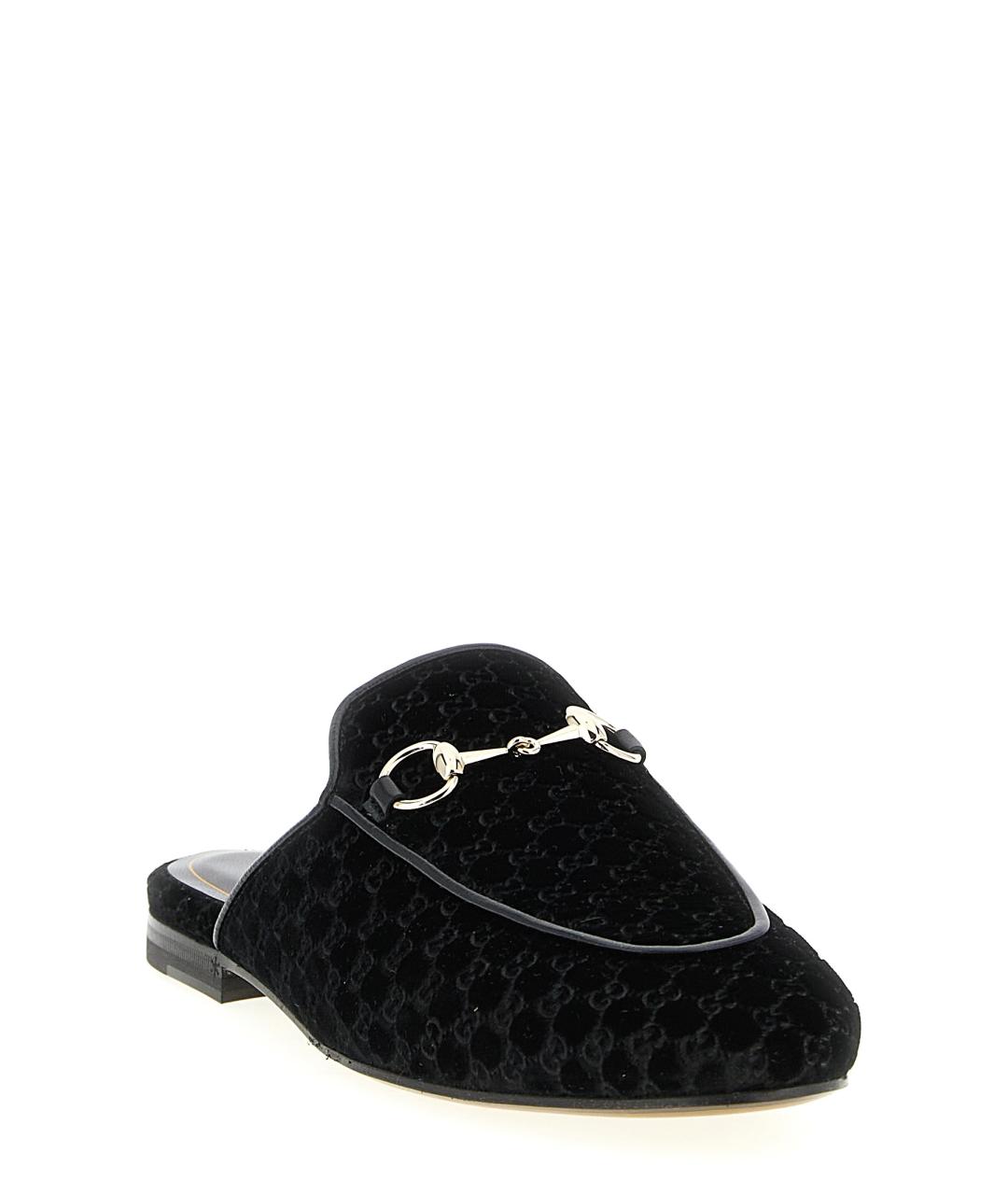 GUCCI Черные мюли, фото 2
