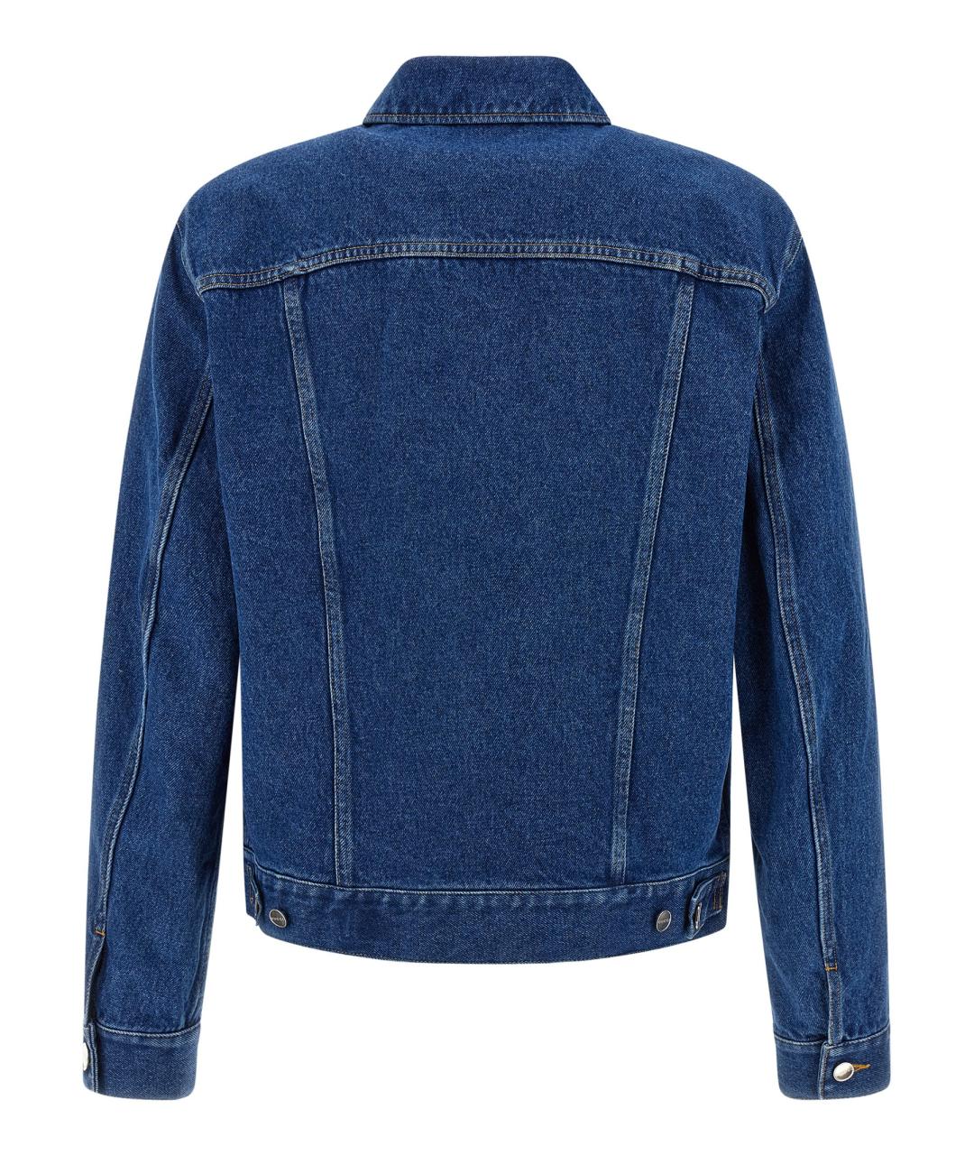 GUCCI Синяя хлопковая куртка, фото 2