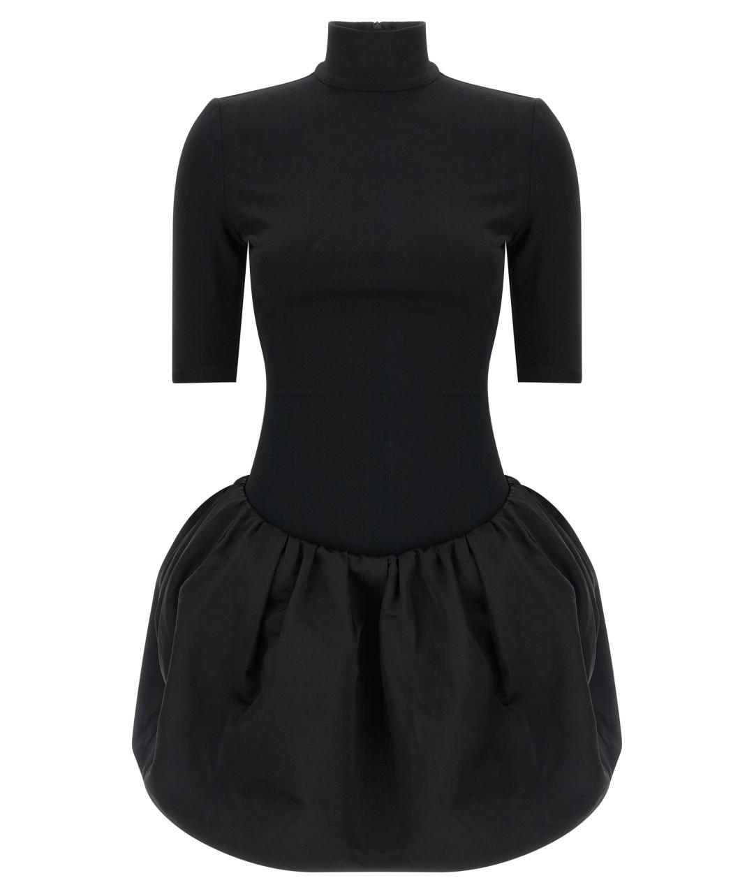 MAGDA BUTRYM Черное хлопковое коктейльное платье, фото 1