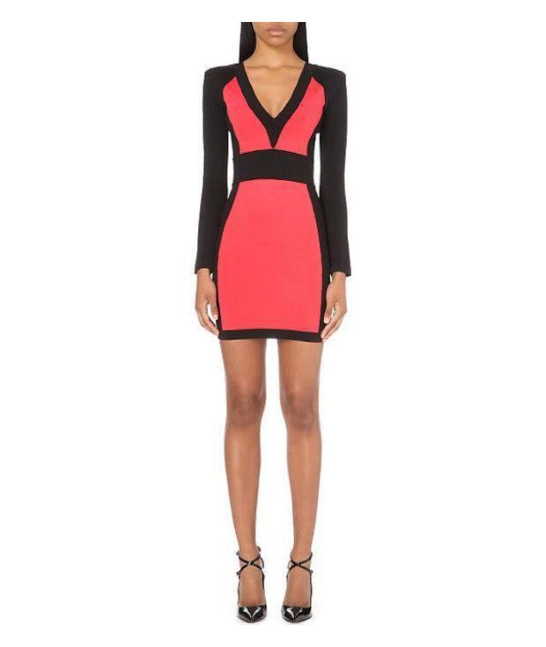 BALMAIN Черное коктейльное платье, фото 2