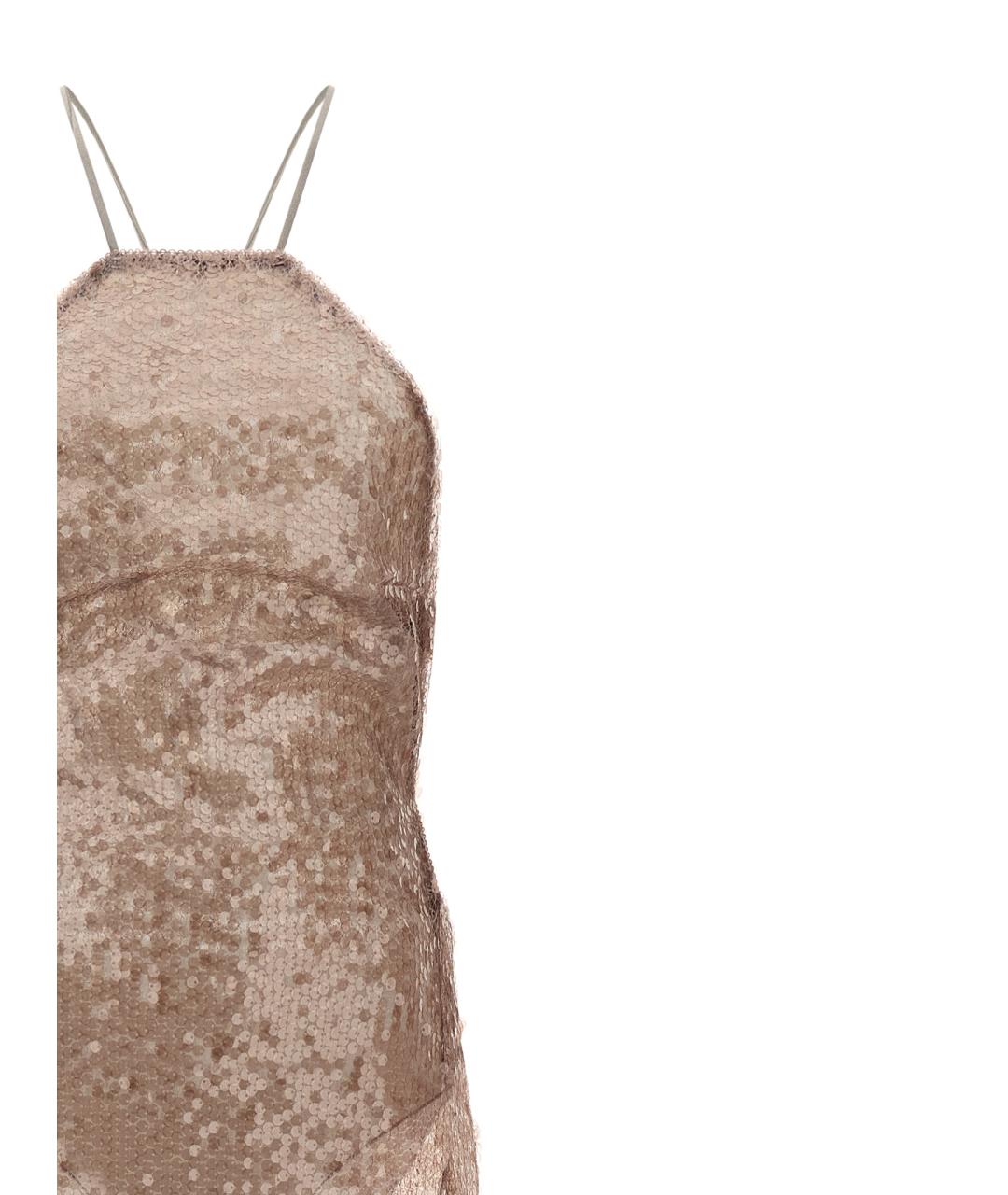 THE ANDAMANE Розовое полиэстеровое коктейльное платье, фото 3