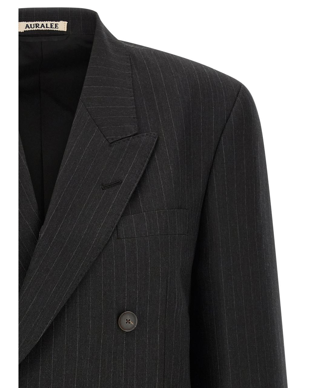 AURALEE Серый шерстяной жакет/пиджак, фото 3