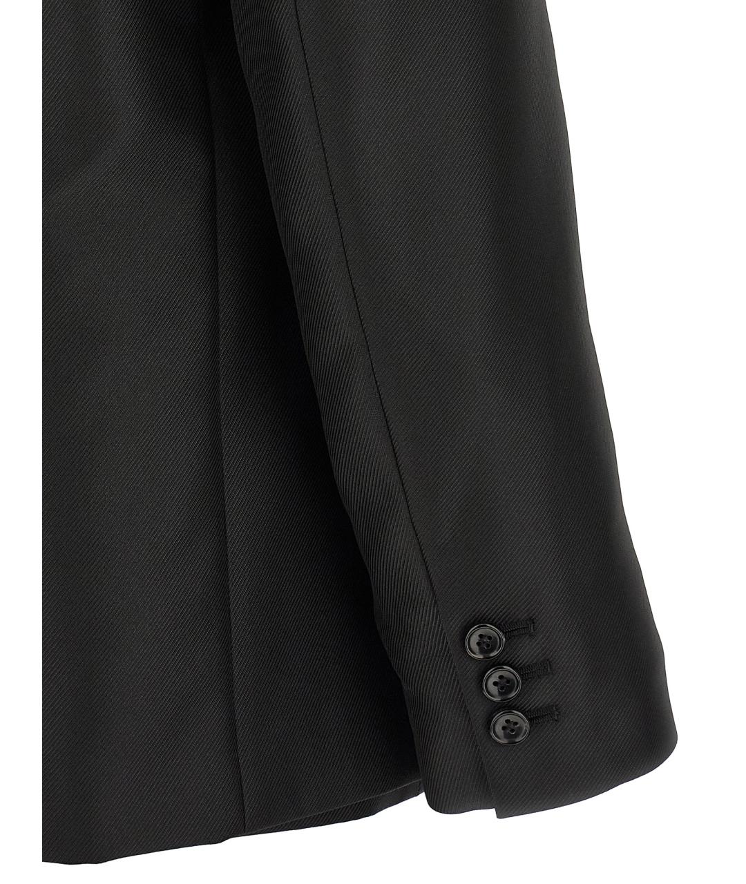 COMME DES GARÇONS Черный полиэстеровый жакет/пиджак, фото 3