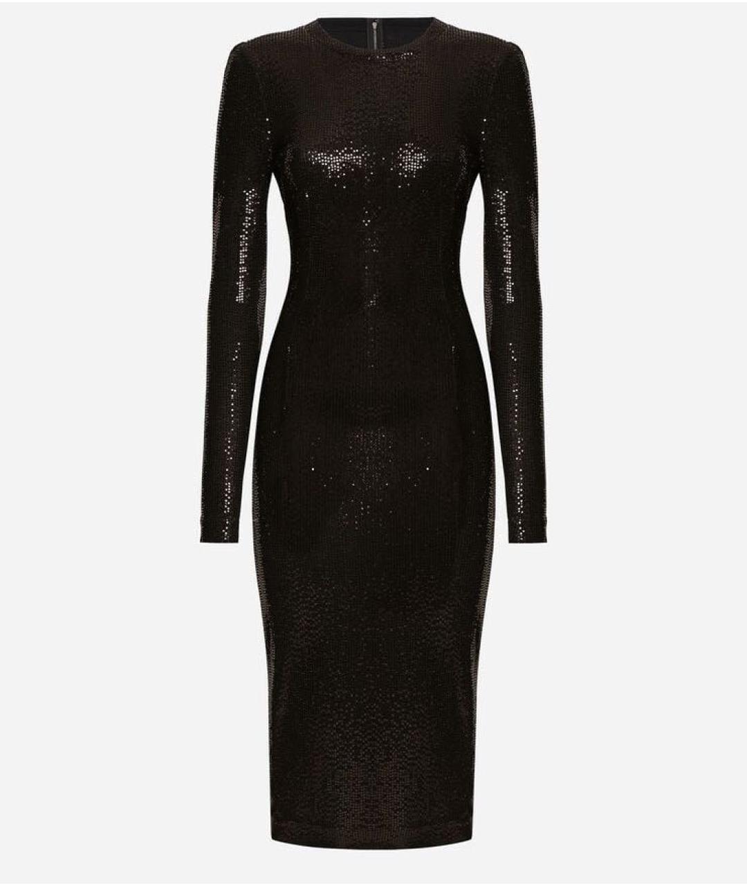 DOLCE&GABBANA Черное вечернее платье, фото 5