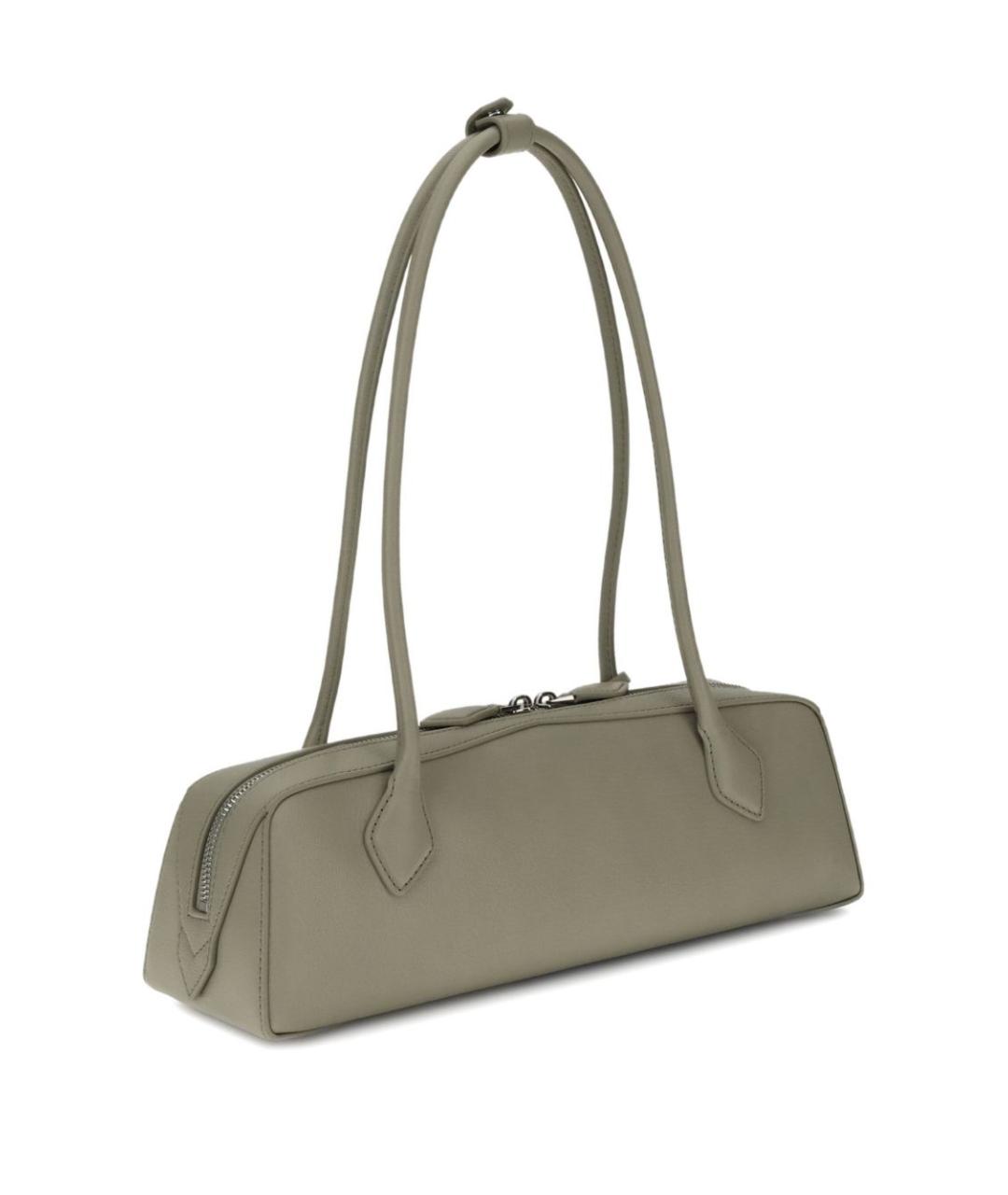 ALAIA Бежевая кожаная сумка через плечо, фото 2