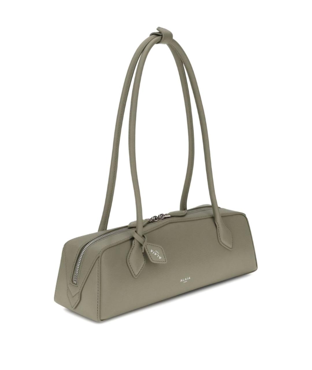 ALAIA Бежевая кожаная сумка через плечо, фото 4