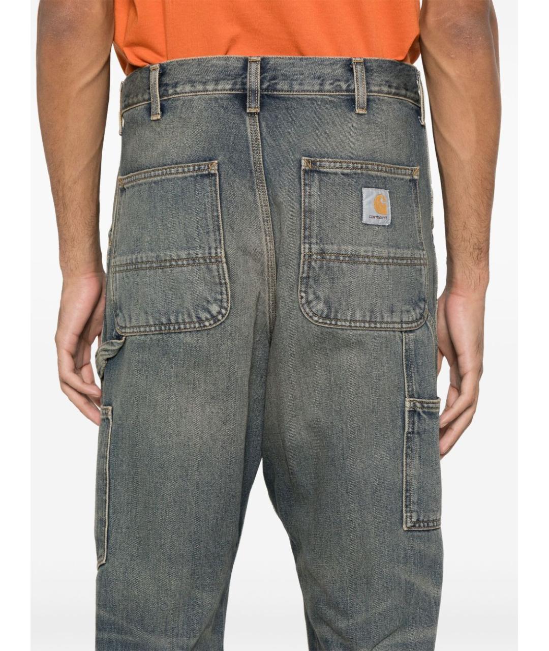 CARHARTT WIP Синие прямые джинсы, фото 5