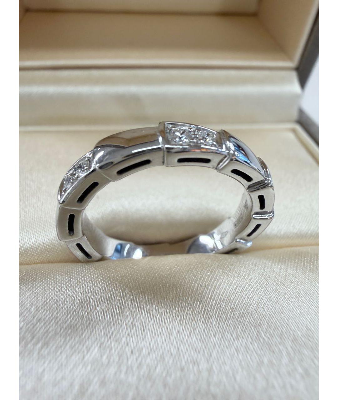 BVLGARI Белое кольцо из белого золота, фото 5