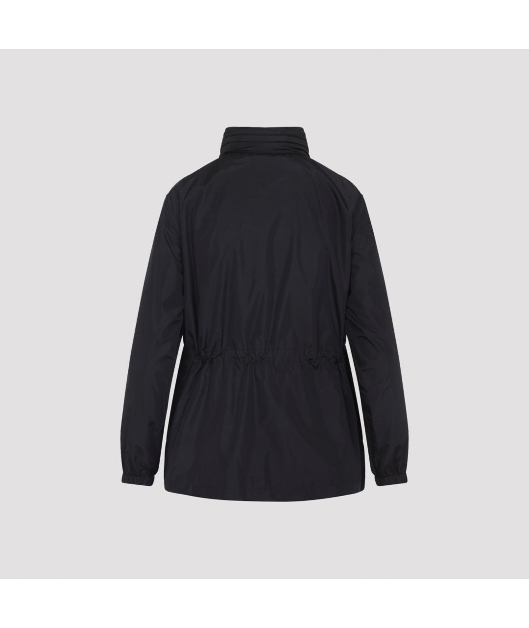 BURBERRY Черная полиамидовая куртка, фото 4