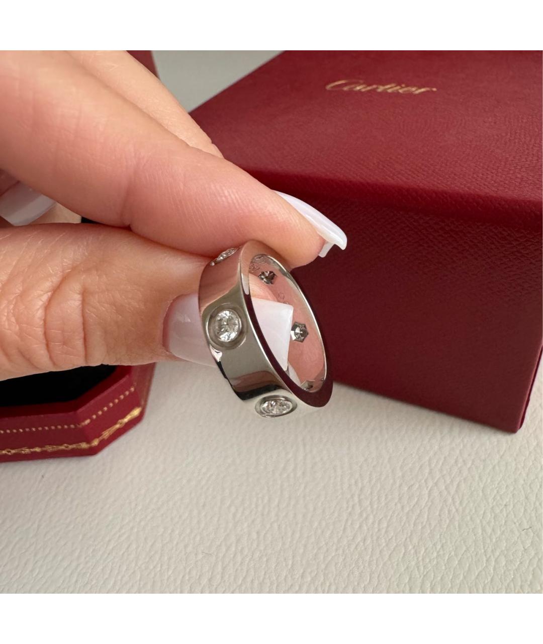 CARTIER Серебряное кольцо из белого золота, фото 3