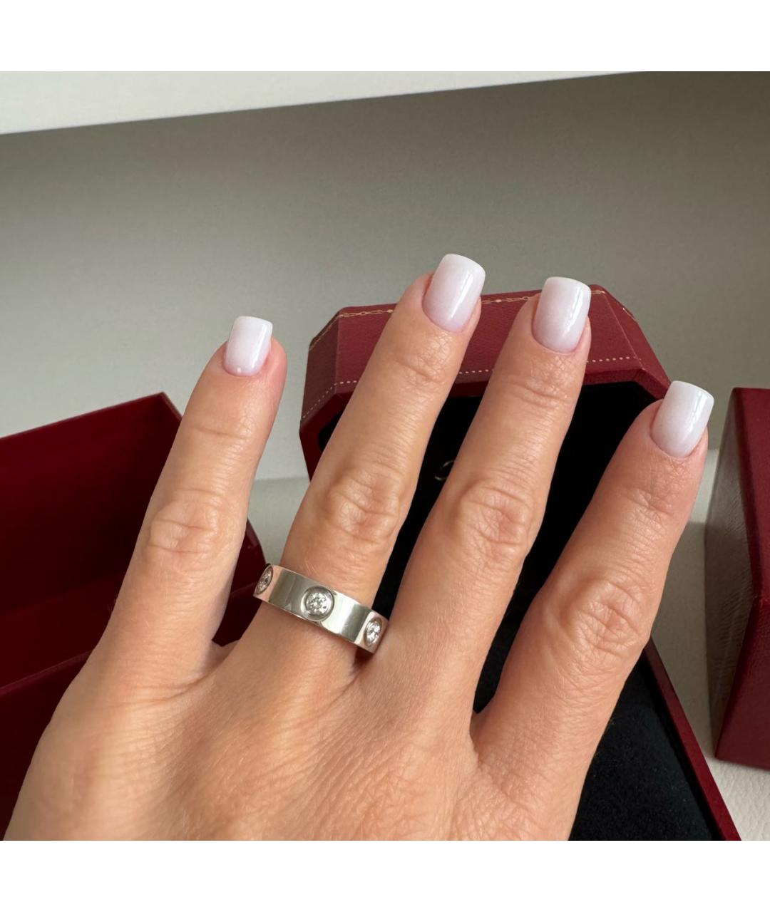 CARTIER Серебряное кольцо из белого золота, фото 8