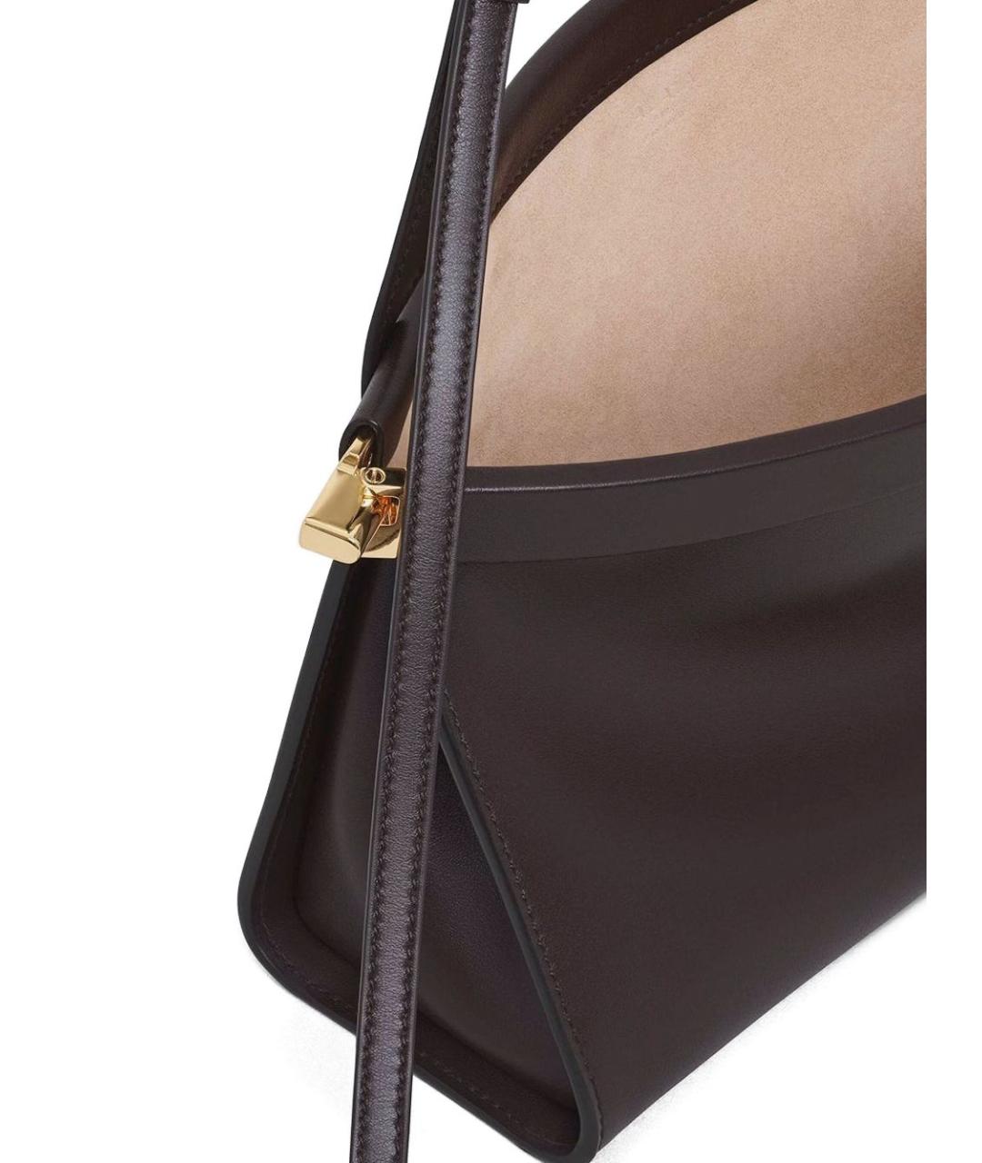 ALAIA Коричневая кожаная сумка через плечо, фото 2