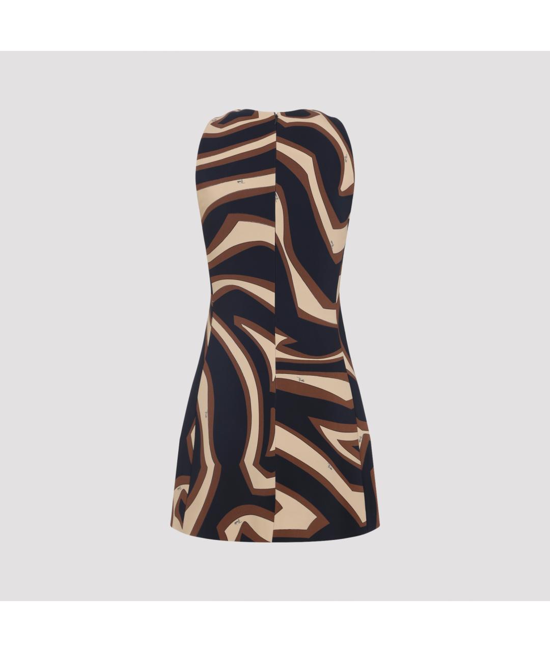 PUCCI Мульти полиэстеровое вечернее платье, фото 3