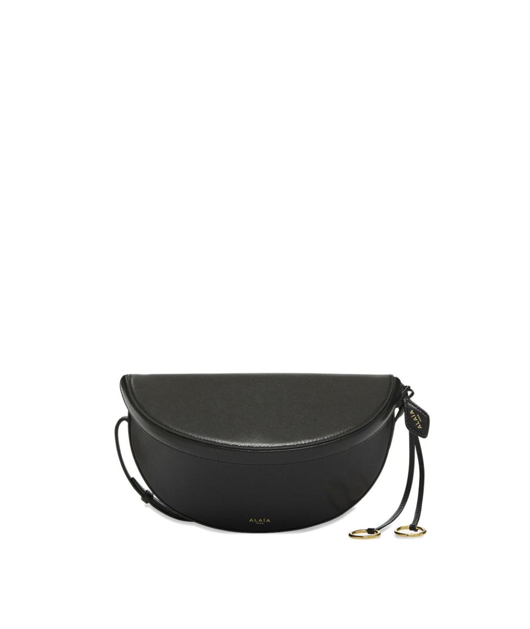 ALAIA Черная кожаная сумка через плечо, фото 2