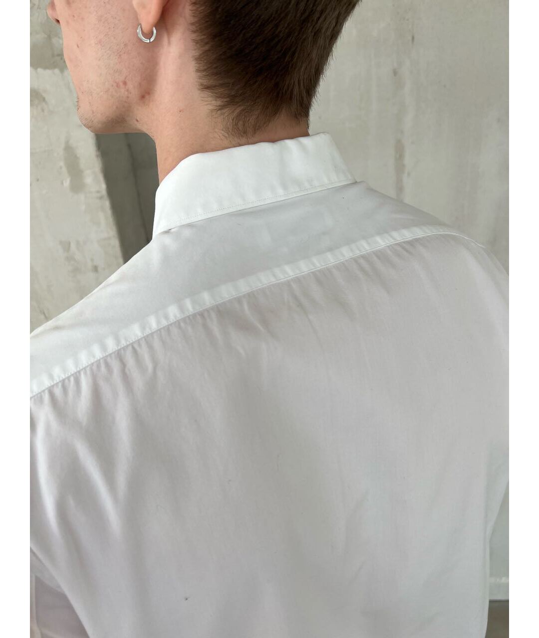 ALEXANDER MCQUEEN Белая хлопковая классическая рубашка, фото 3
