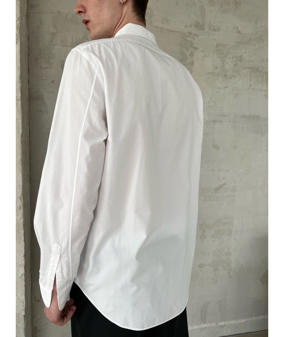 ALEXANDER MCQUEEN Белая хлопковая классическая рубашка, фото 2