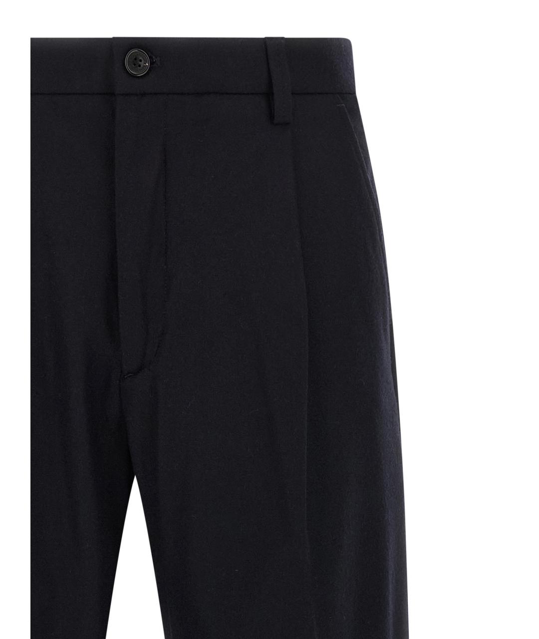 DEPARTMENT 5 Синие шерстяные повседневные брюки, фото 2