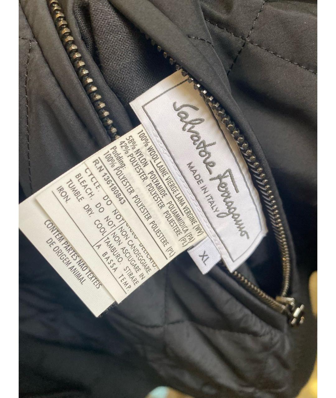 FERRAGAMO Черная куртка, фото 6