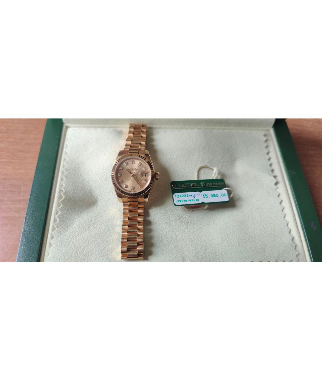 ROLEX Золотые часы из желтого золота, фото 4