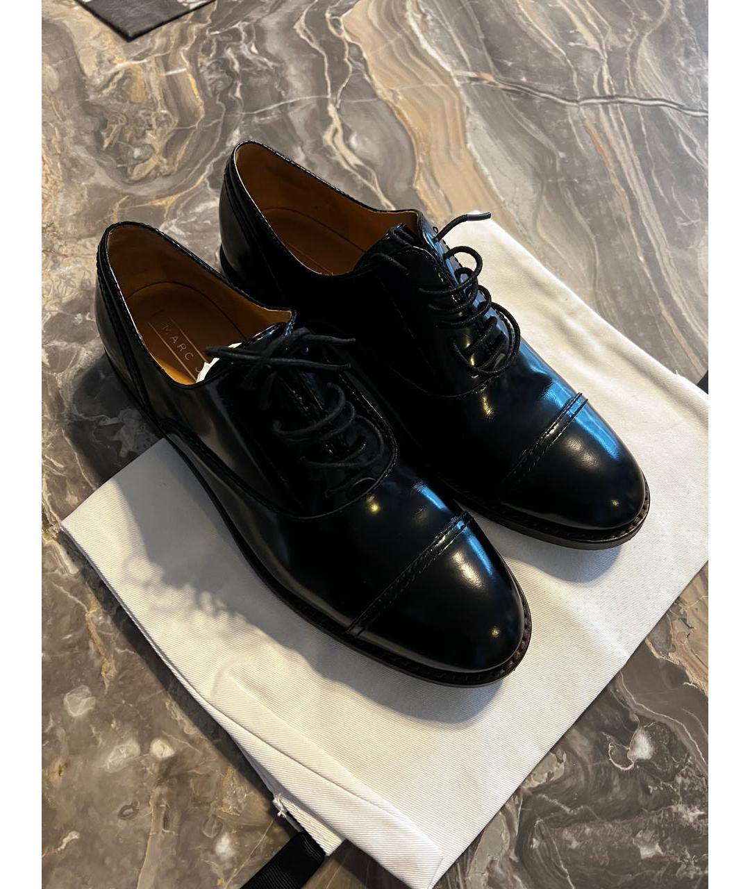 MARC JACOBS Черные кожаные брогги и оксфорды, фото 2