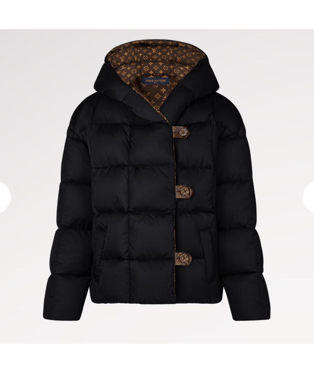 LOUIS VUITTON Черный пуховик, фото 4