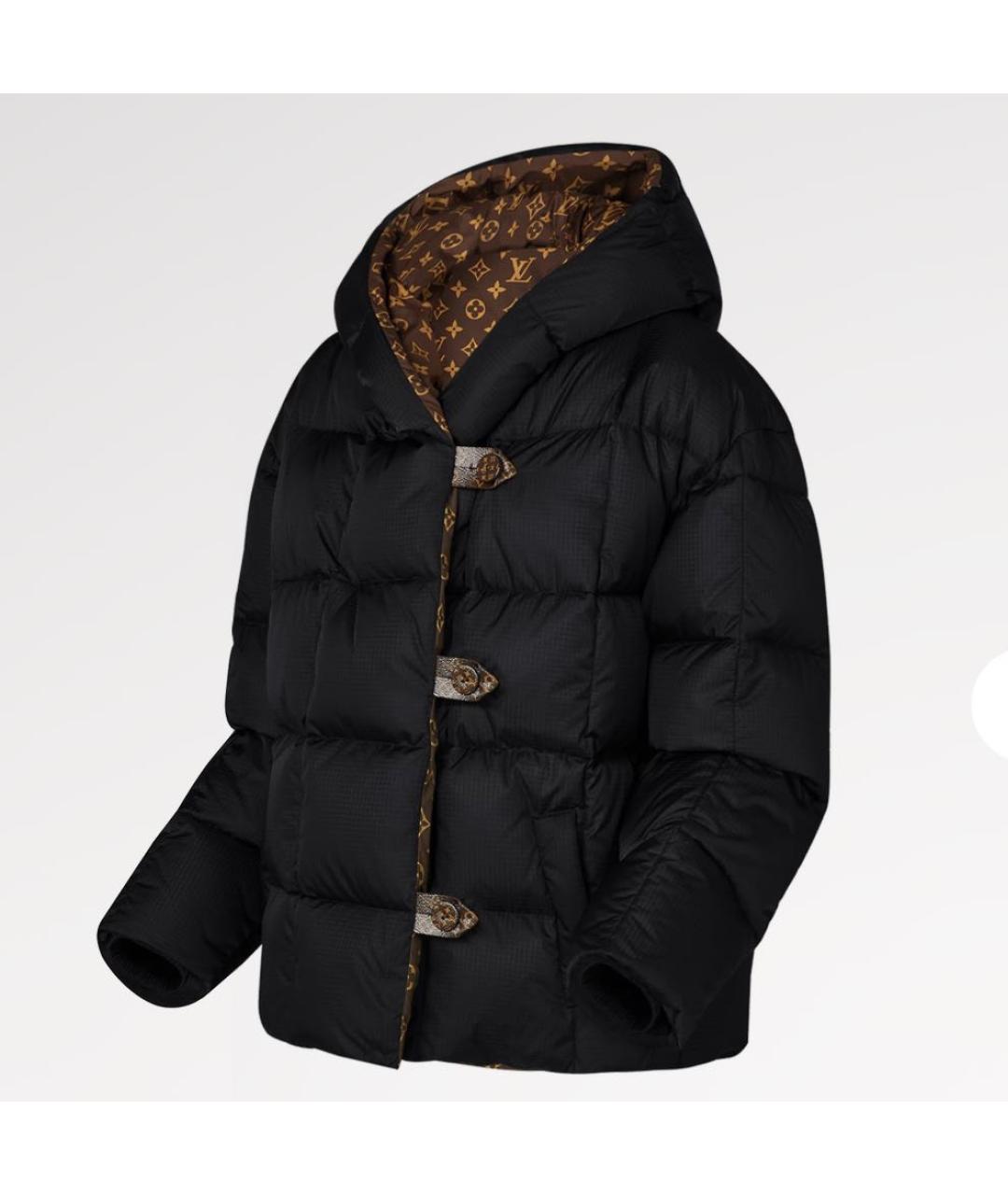 LOUIS VUITTON Черный пуховик, фото 2