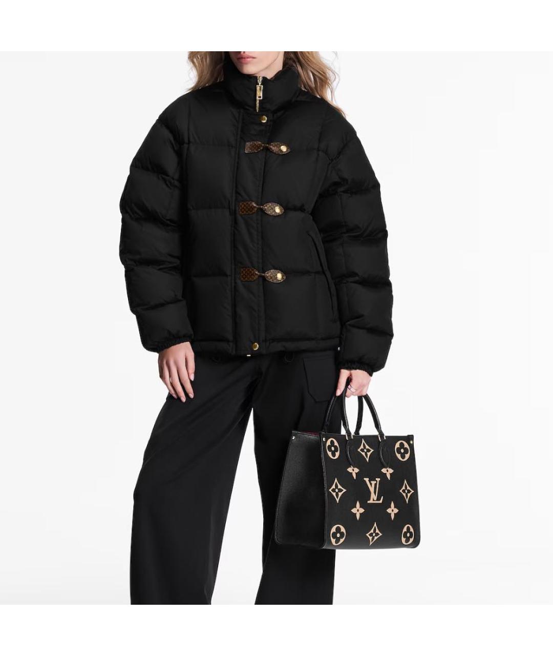 LOUIS VUITTON Черный пуховик, фото 2