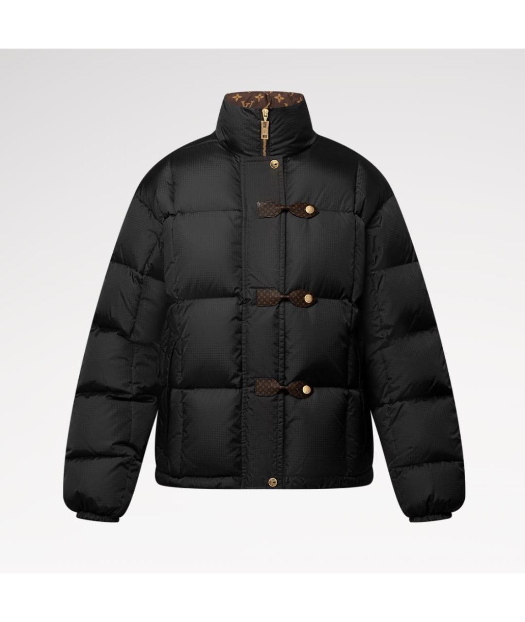 LOUIS VUITTON Черный пуховик, фото 4