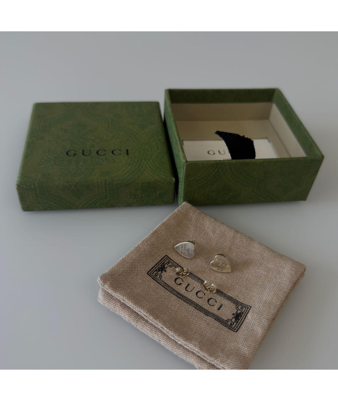 GUCCI Серебряные серебряные серьги, фото 5