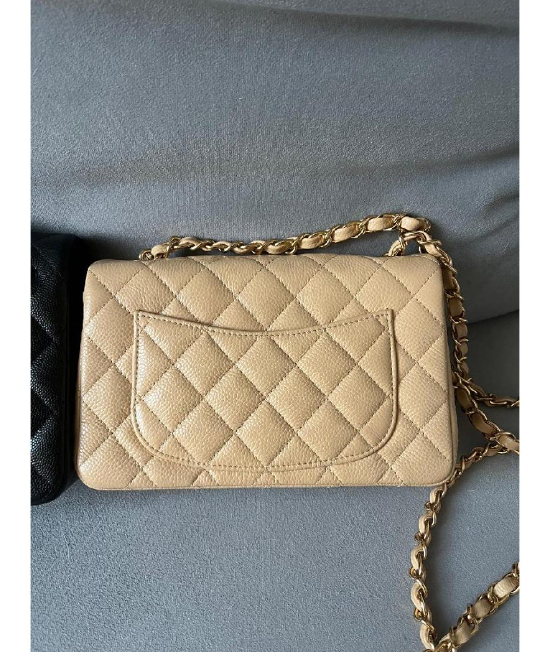 CHANEL Кожаная сумка через плечо, фото 4