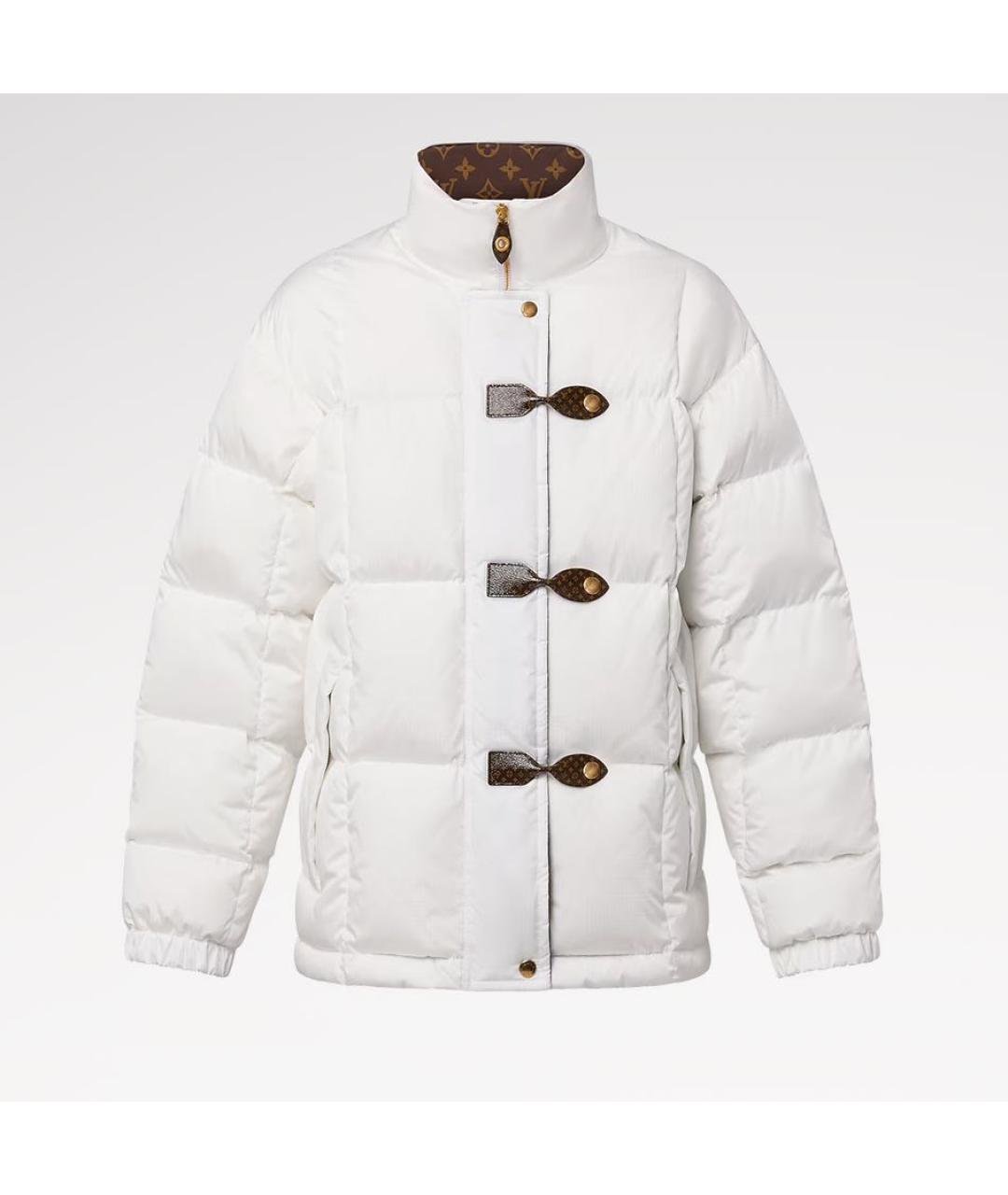 LOUIS VUITTON Белый пуховик, фото 4