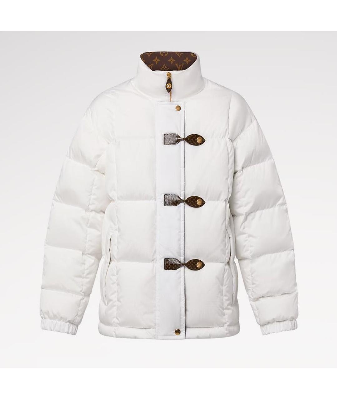 LOUIS VUITTON Белый пуховик, фото 3