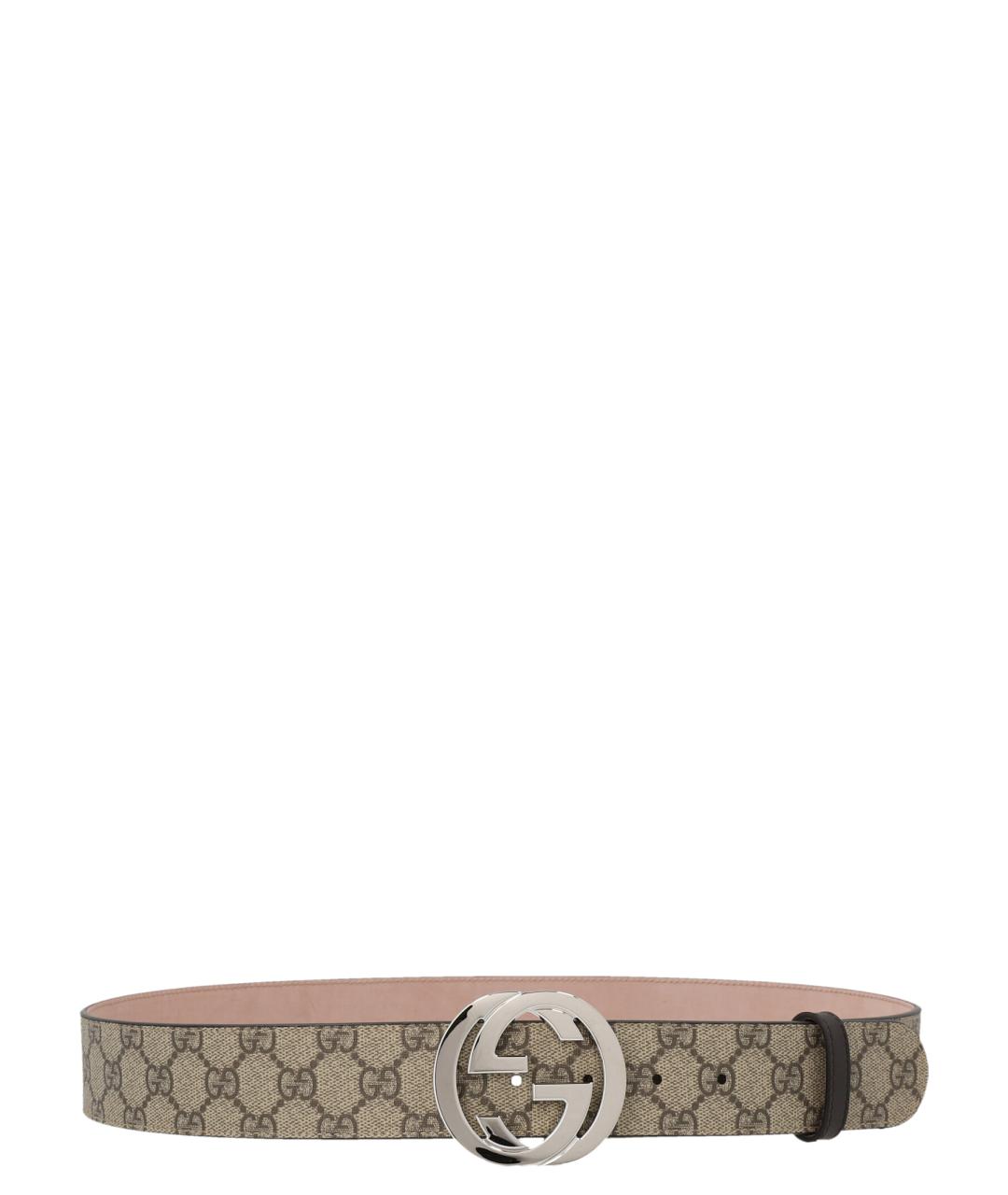GUCCI Бежевый ремень, фото 1
