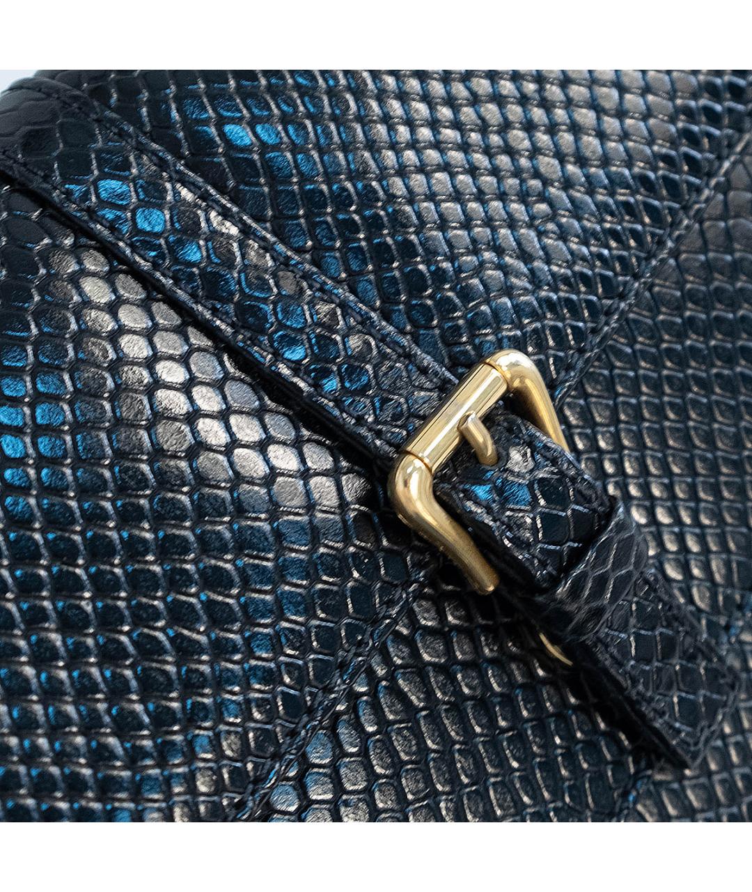 BY FAR Черная кожаная сумка с короткими ручками, фото 4