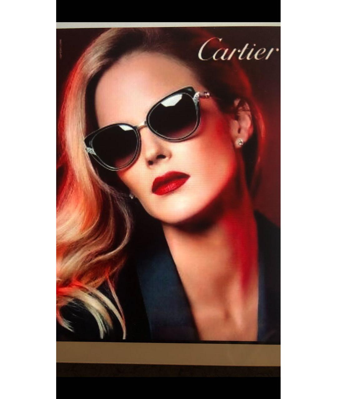 CARTIER Серебряные металлические солнцезащитные очки, фото 6
