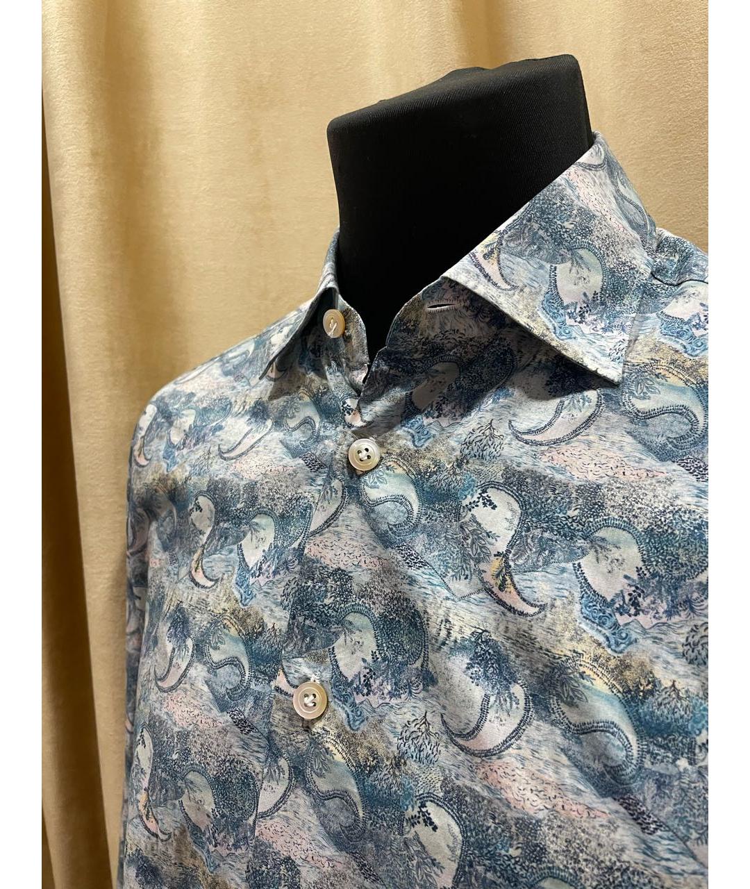 KITON Мульти хлопковая кэжуал рубашка, фото 4
