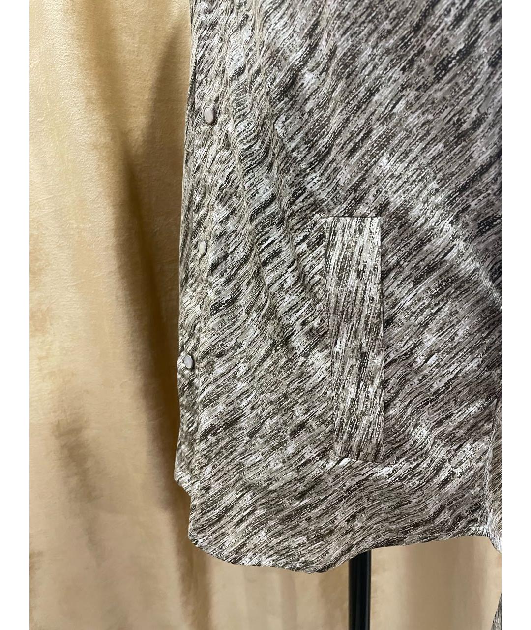 KITON Бежевая хлопковая кэжуал рубашка, фото 6