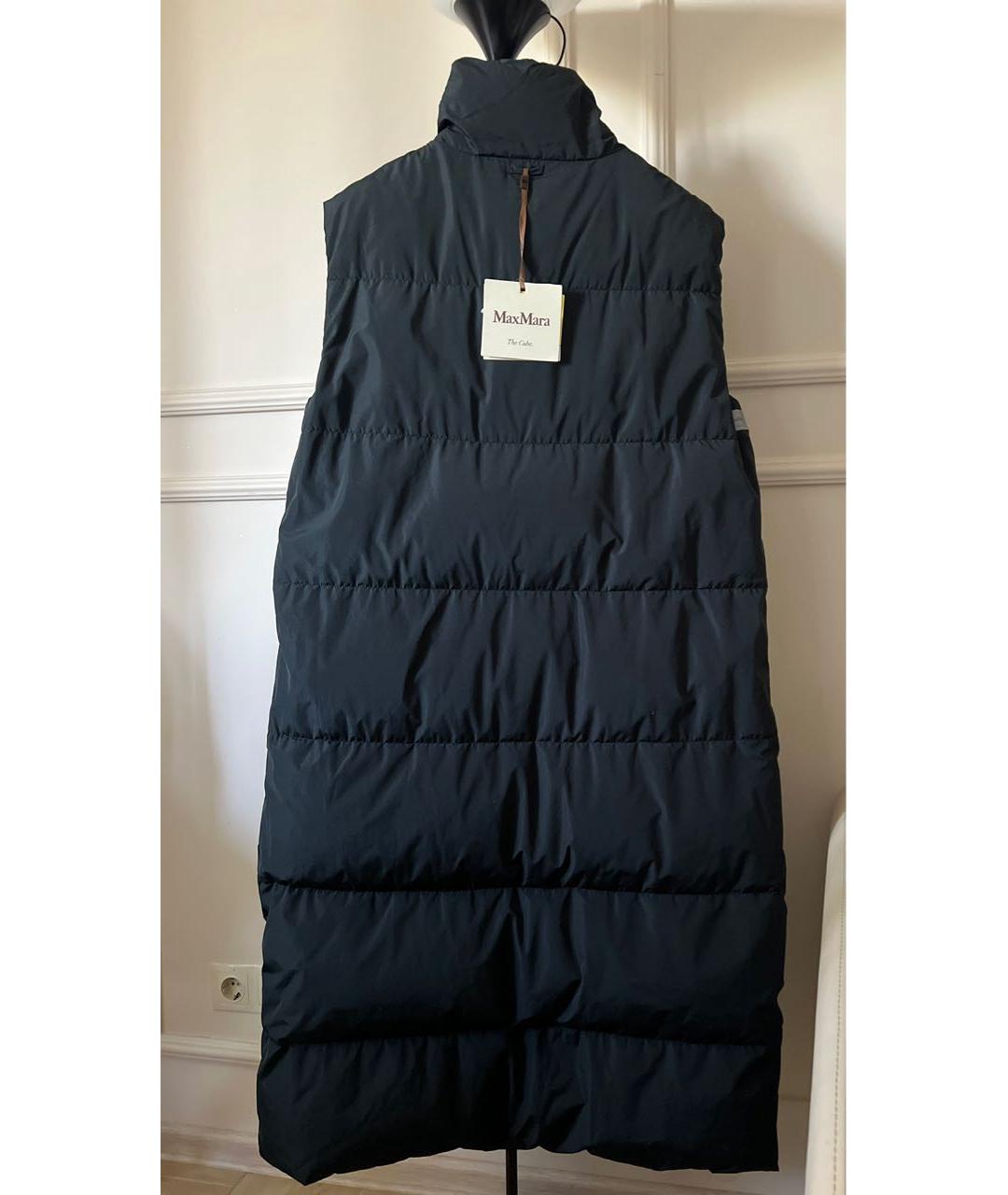 MAX MARA Черный полиэстеровый жилет, фото 7