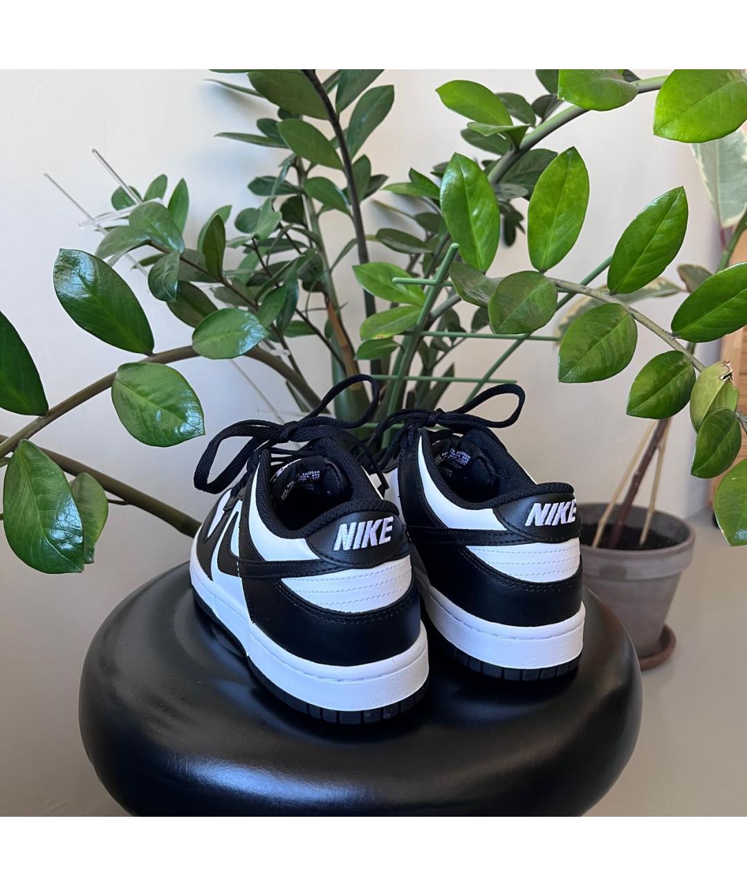 NIKE Черные кожаные кроссовки, фото 6