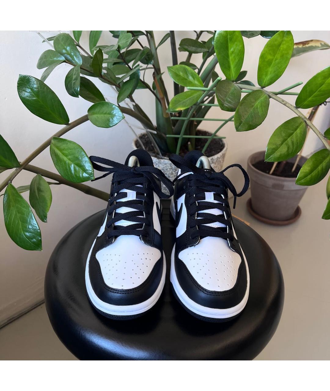 NIKE Черные кожаные кроссовки, фото 3