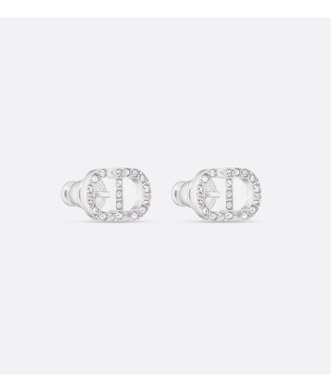 CHRISTIAN DIOR Серебряные металлические серьги, фото 2