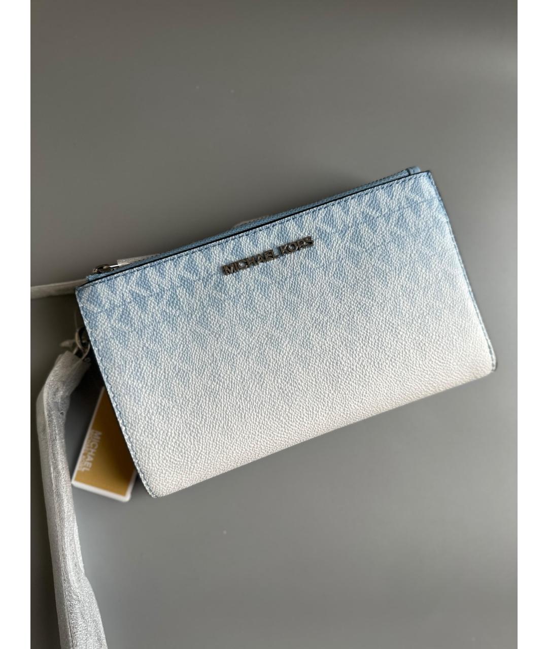 MICHAEL KORS Голубой кошелек, фото 3