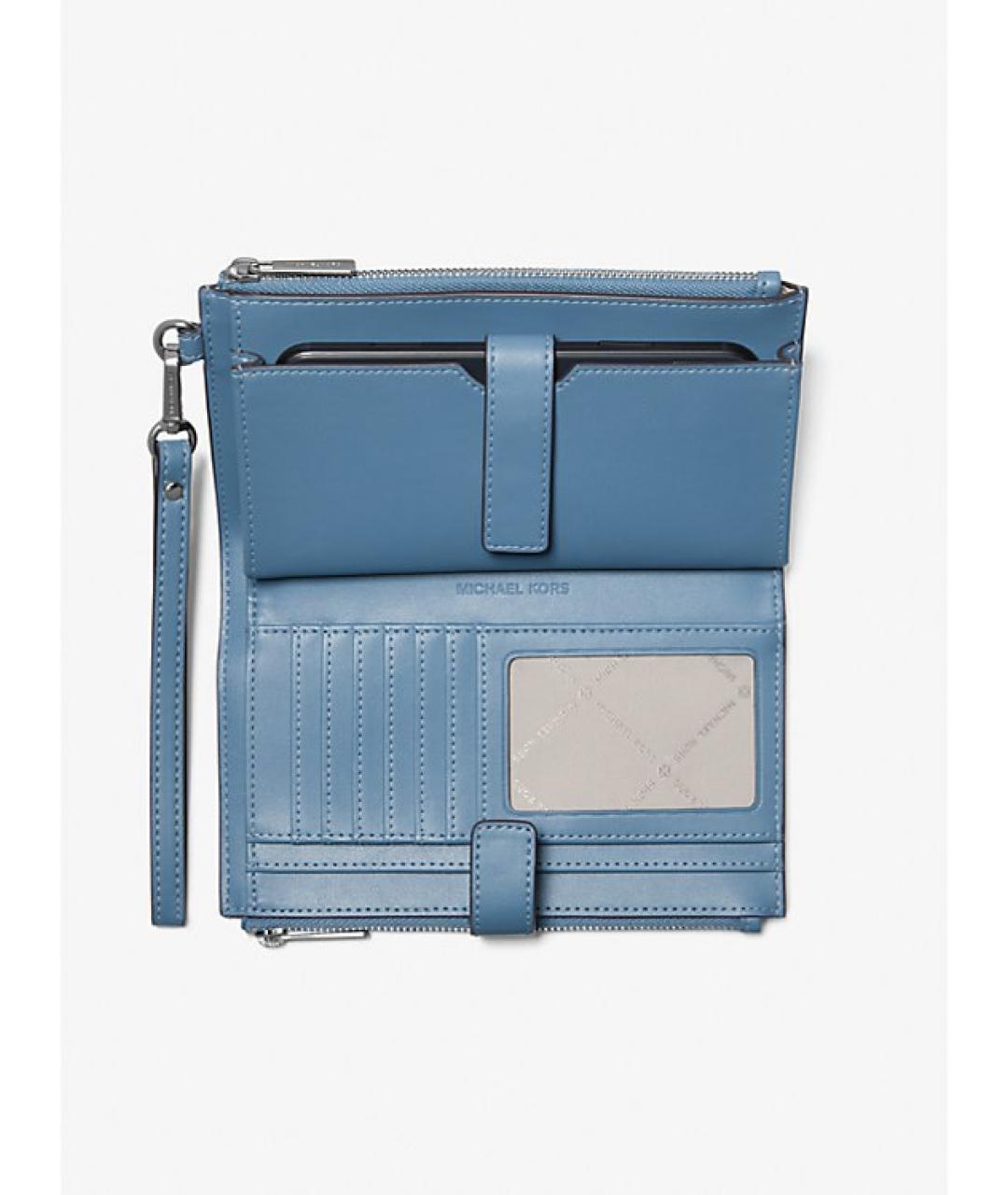 MICHAEL KORS Голубой кошелек, фото 2