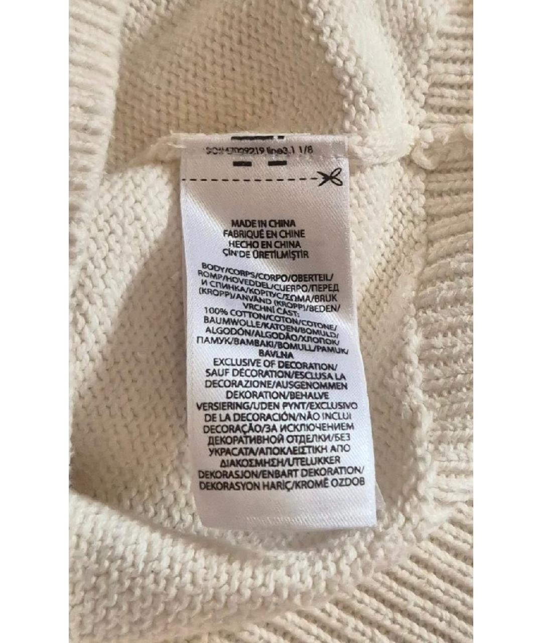 POLO RALPH LAUREN Белый хлопковый джемпер / свитер, фото 7