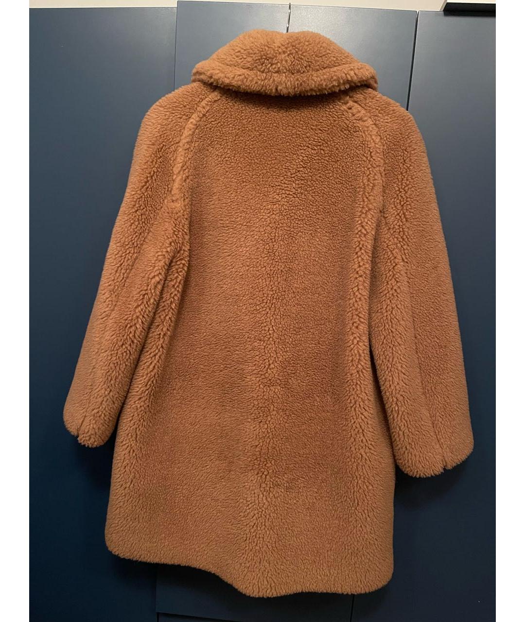 'S MAX MARA Коричневая шерстяная шуба, фото 2