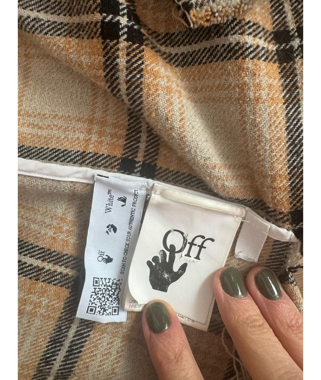 OFF-WHITE Мульти хлопковая рубашка, фото 4
